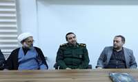 فرمانده جدید بسیج جامعه پزشکی دانشگاه علوم پزشکی ایران از اداره بسیج بازدید کرد